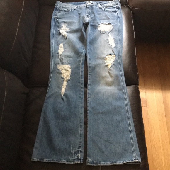 7 For All Mankind Lexi A Pocket distresses Jeans - Picture 2 of 2